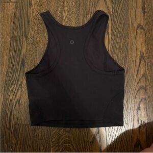 Lululemon Black Cropped Tank